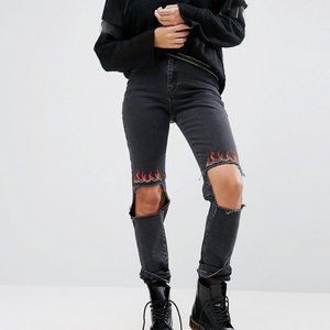 The Ragged Priest Flame Jeans